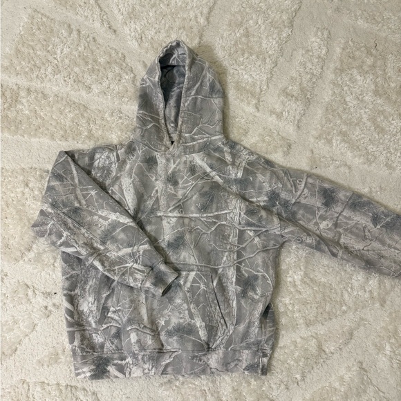 Abercrombie Grey Camouflage Hoodie (M) and Sweatpants Set (S) - Picture 2 of 4